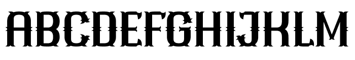 Hoffman Tattoo Font UPPERCASE