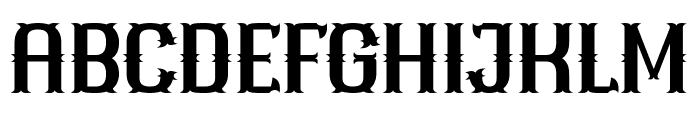 Hoffman Tattoo Font LOWERCASE