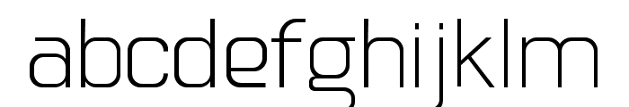 Hogira Extra Light Font LOWERCASE