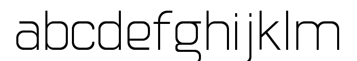 Hogira-ExtraLight Font LOWERCASE