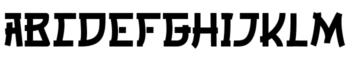 Hoka Gata  Regular Font UPPERCASE