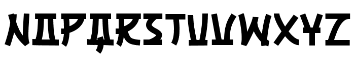 Hoka Gata  Regular Font UPPERCASE