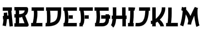 HokaGata-Regular Font UPPERCASE