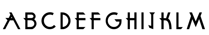 Hokkien-Regular Font LOWERCASE