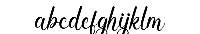 Hola Rainbow Script Font LOWERCASE