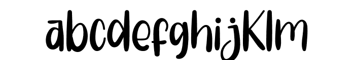 Holala Peanut Font LOWERCASE