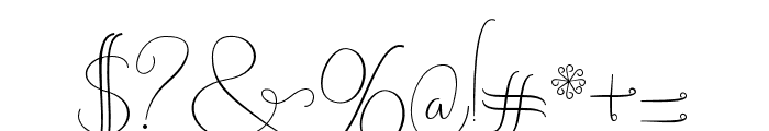 Holanderscript Font OTHER CHARS