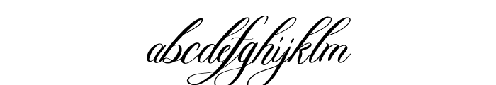 Holdywood Font LOWERCASE