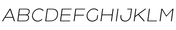 HolgadaLightItalic Font UPPERCASE