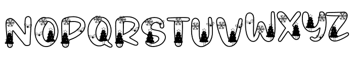 Holi Christmas Font UPPERCASE