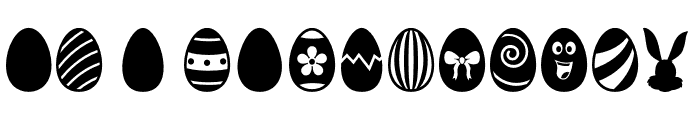 Holidaiki Symbols Font UPPERCASE