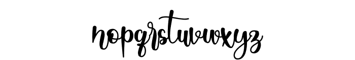 Holidate Font LOWERCASE