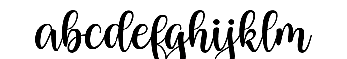 Holiday Chree Regular Font LOWERCASE