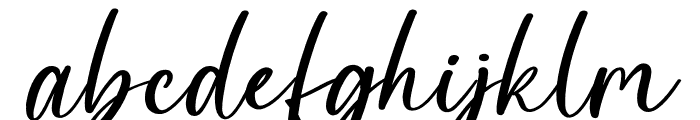 Holiday Cookies Script Font LOWERCASE