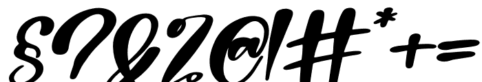 Holiday Italic Font OTHER CHARS