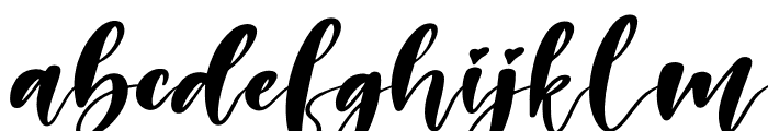 Holiday Italic Font LOWERCASE