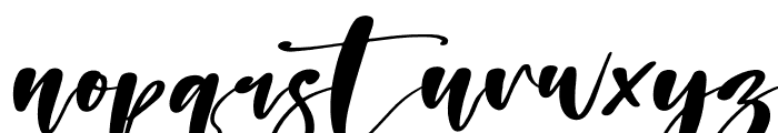 Holiday Italic Font LOWERCASE