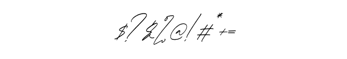 Holiday Mantilda Italic Font OTHER CHARS