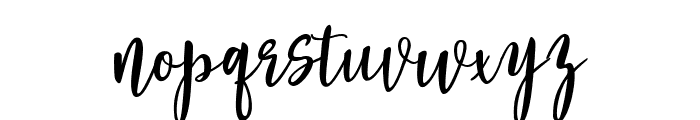 Holiday Sunday Script Regular Font LOWERCASE