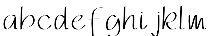 Holiday Time Font LOWERCASE