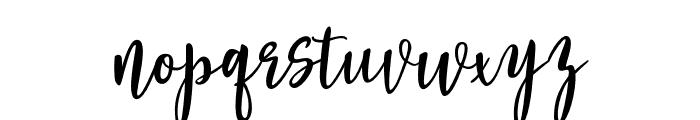 HolidaySundayScript-Regular Font LOWERCASE