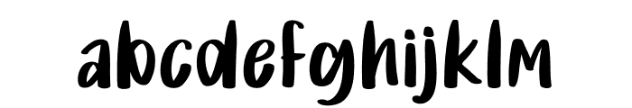 Holigan Regular Font LOWERCASE