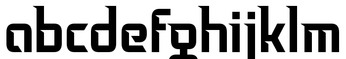 HoliganRegular Font LOWERCASE