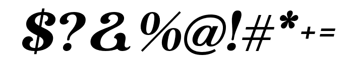 Holimole Black Italic Font OTHER CHARS