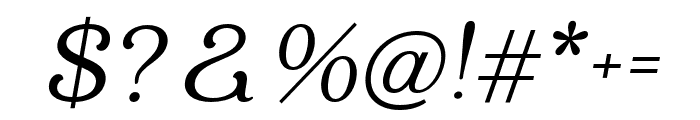 Holimole Italic Font OTHER CHARS