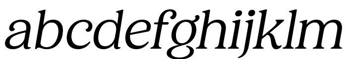 Holimole Italic Font LOWERCASE