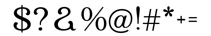 Holimole Medium Font OTHER CHARS