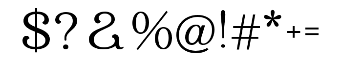 Holimole Regular Font OTHER CHARS