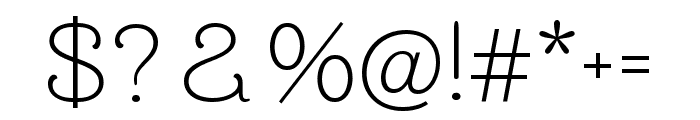 Holimole Variable Thin Font OTHER CHARS