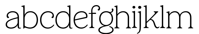 Holimole Variable Thin Font LOWERCASE