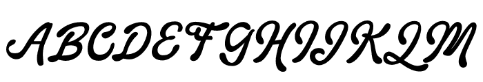 Holistical Regular Font UPPERCASE