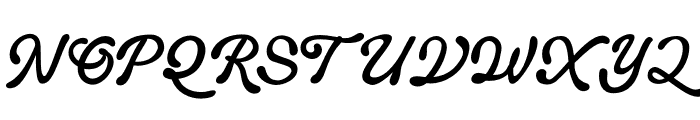 Holistical Regular Font UPPERCASE