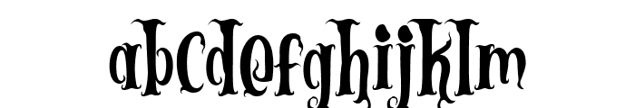 Holiween Font LOWERCASE