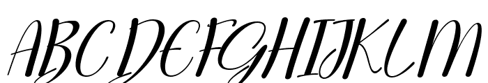Holla Santa Italic Font UPPERCASE