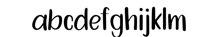Holland Regular Font LOWERCASE