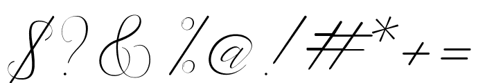 HollandScript Font OTHER CHARS