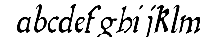 Holle_There Italic Font LOWERCASE