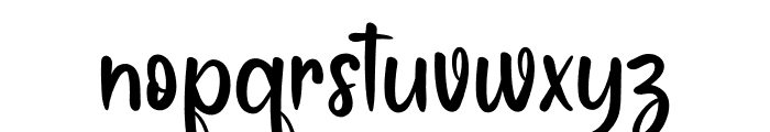 Holliday Family Font LOWERCASE