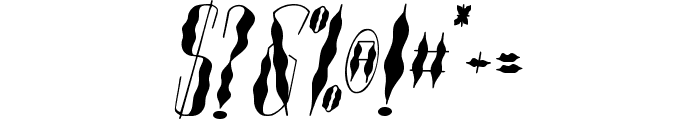 Hollow Whisper Font OTHER CHARS