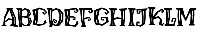 Hollow Witch Font UPPERCASE