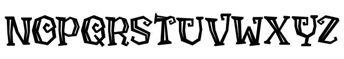 Hollow Witch Font UPPERCASE