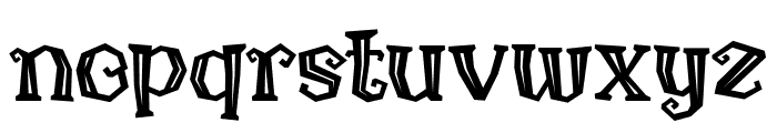 Hollow Witch Font LOWERCASE