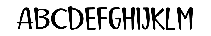 Hollow Font UPPERCASE