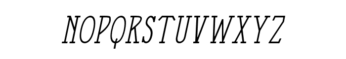 Holloway-Italic Font LOWERCASE