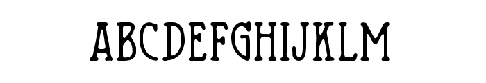 Holloway-Rough Font UPPERCASE