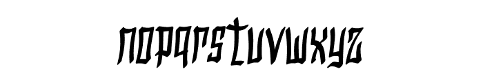 Hollowtown Font LOWERCASE